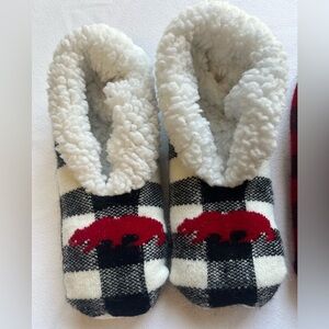 2 pair Buffalo Plaid Slippers